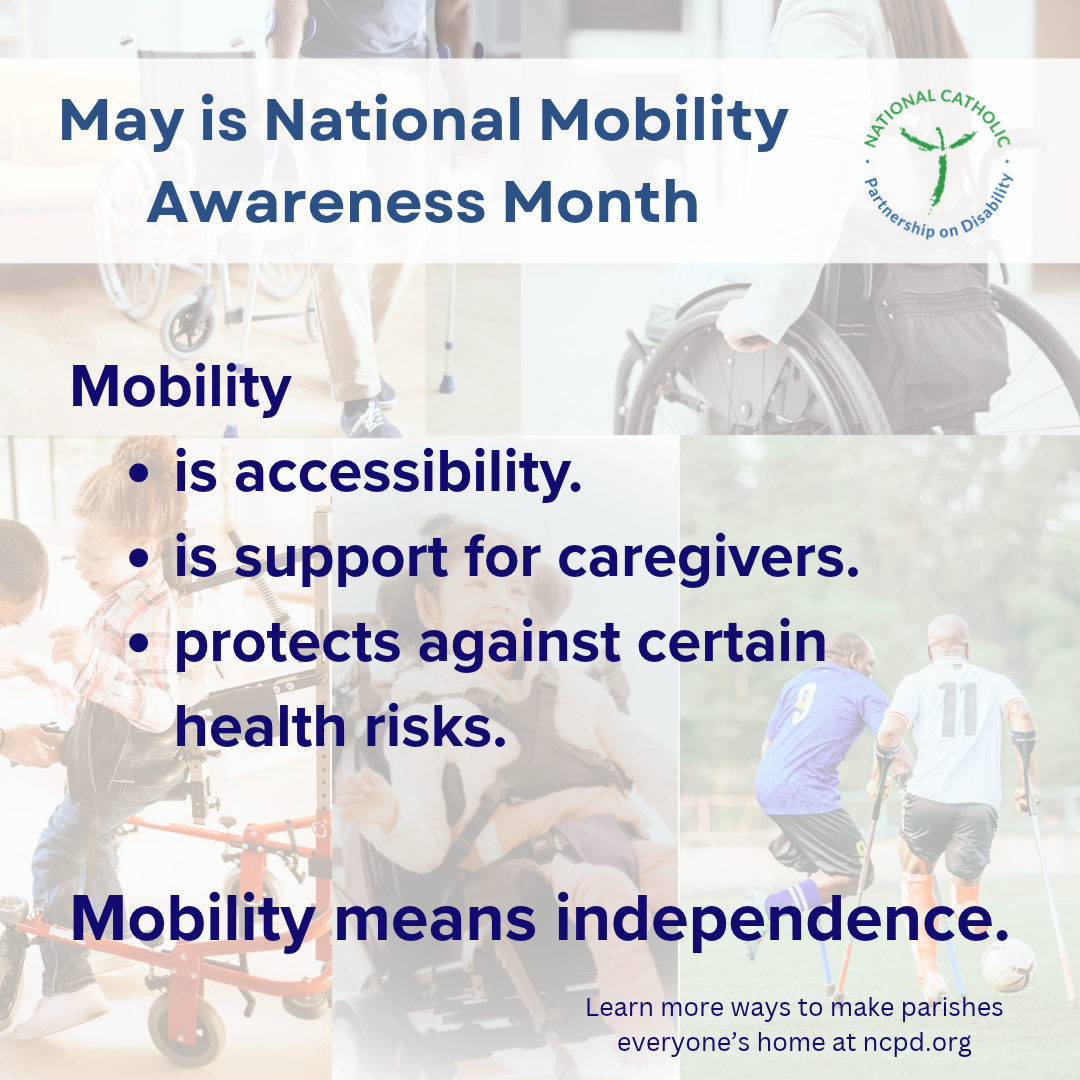 Mobility is accessibility, support for caregivers, and protects against certain health risks. Mobility means independence.
