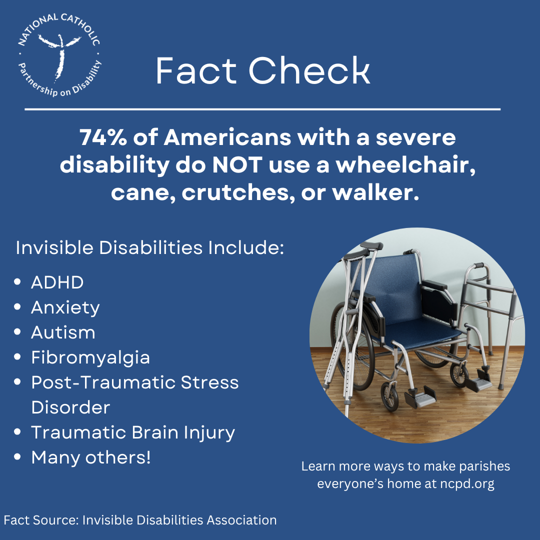 74% of Americans with a severe disability do not use a wheelchair, cane, crutches, or walker.