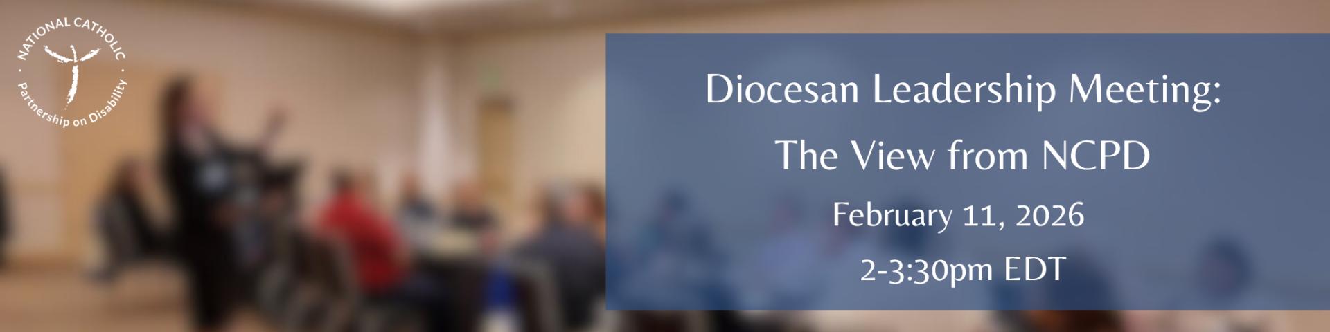 Diocesan Leadership Meeting 