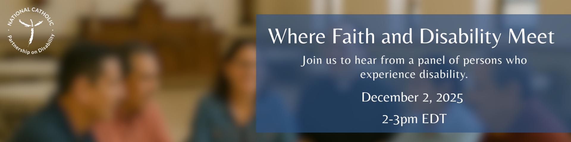 where faith and disability meet 