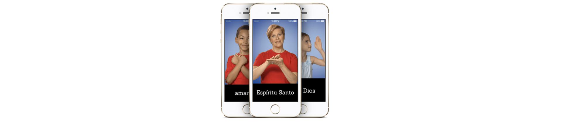 Picture of app on a cell phone
