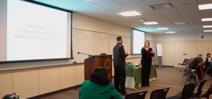 Picture of Shawn Carey giving a lecture 
