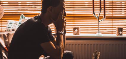 Person with anxiety 