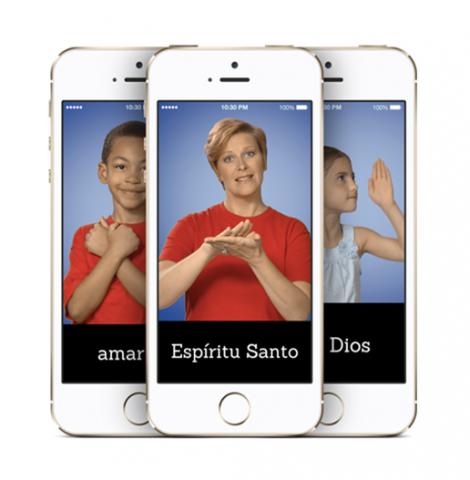 Picture of app on a cell phone