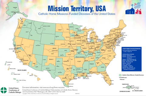 Map of Mission Territory, USA