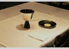 The Body and Blood of Christ on an altar