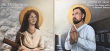 Saint Dymphna and Sant John of God 
