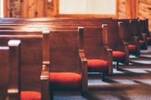 church pews from the perspective of the altar