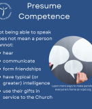 Presume competence nonverbal infographic